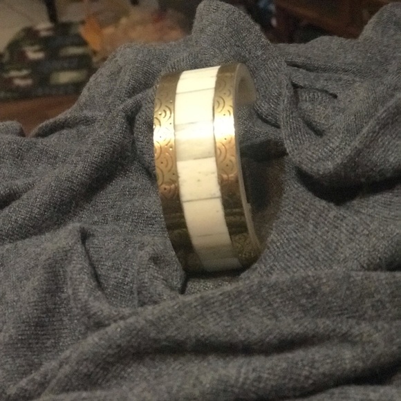NWT MATR BOOMIE Bone Brass Cuff Bracelet - Picture 3 of 6